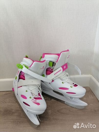 Коньки детские раздвижные 38-39