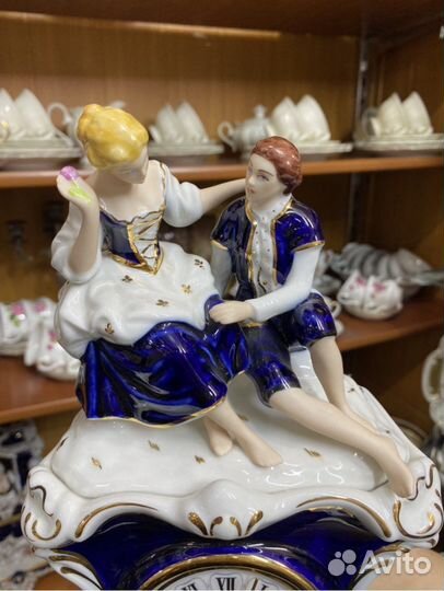 Часы фарфоровые Royal dux Чехия