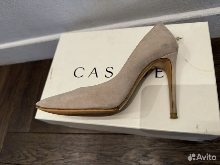 Туфли Casadei р-р 36,5, замша