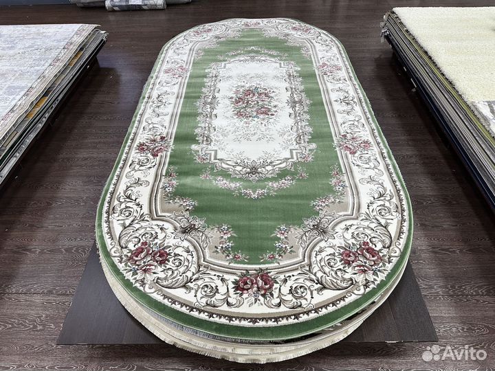 Ковер классический 2*4 зеленый