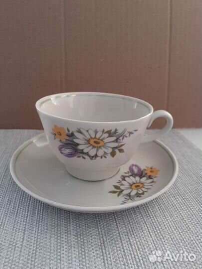 Чашка с блюдцем