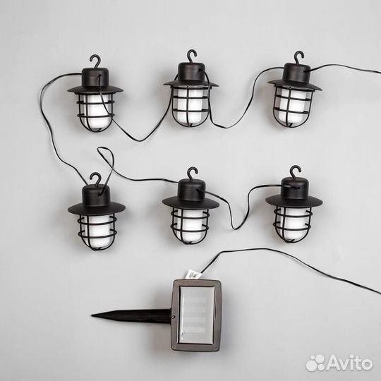 Гирлянда Uniel 'Нить' 1.8 м с насадками 'Фонарики'