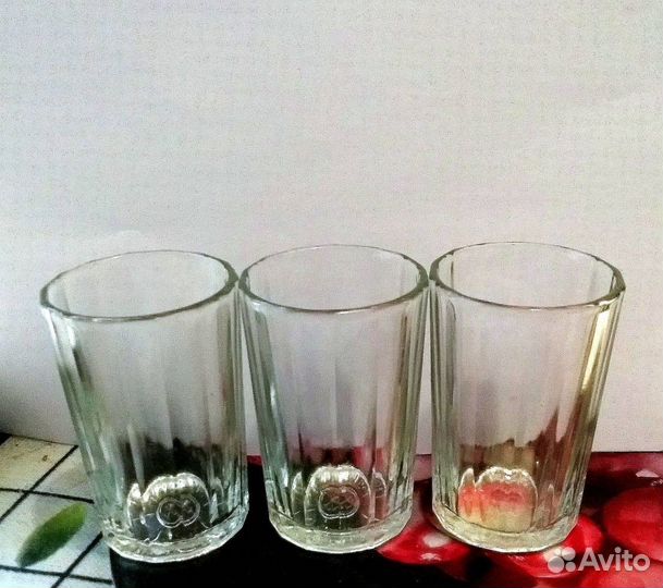 Стаканы граненые СССР. 200 гр