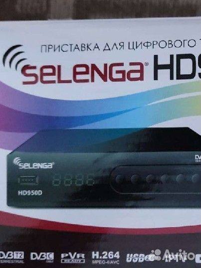 Цифровая тв приставка на 20 каналов Selenga HD950D