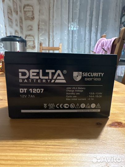 Аккумулятор delta DT 1207