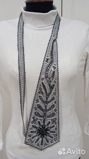 Галстук кружевной