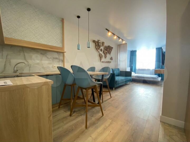 Квартира-студия, 38 м², 20/25 эт.