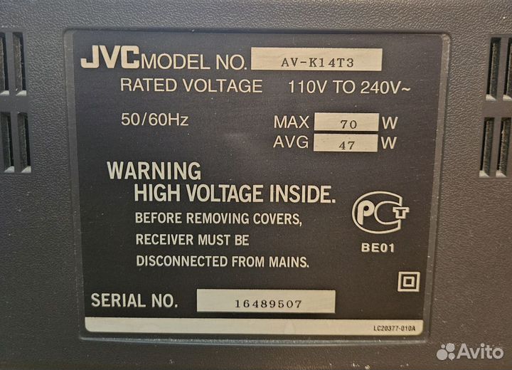 Телевизор JVC AV-K14T3