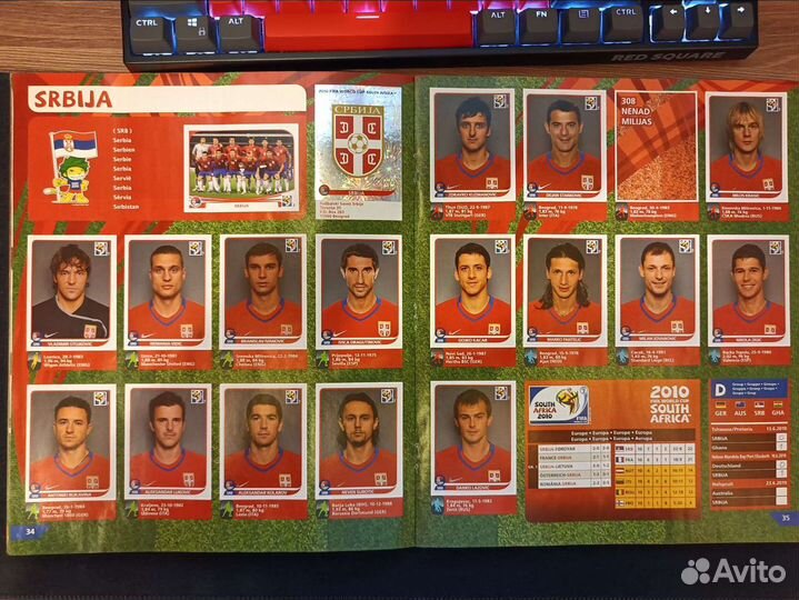 Альбом Panini South Africa 2010