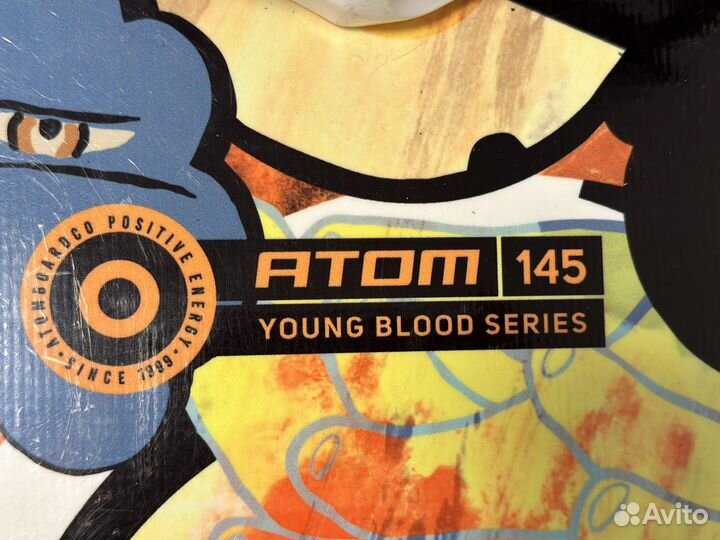 Сноуборд с креплениями 145