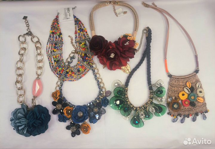 Колье чокер бусы бижутерия Италия