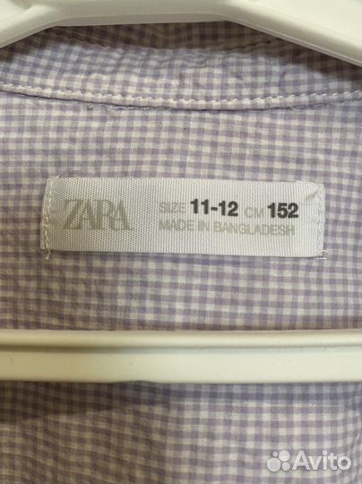 Рубашка zara для девочки
