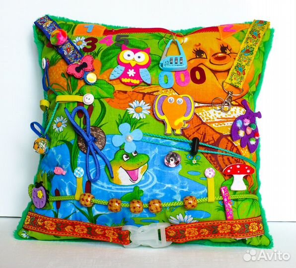 Бизиборд мягкий новый