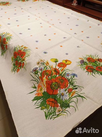Скатерть лён СССР