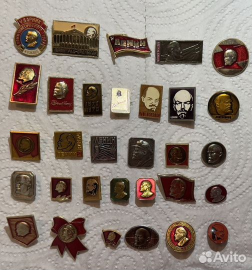 Значки ГДР, значки с Лениным