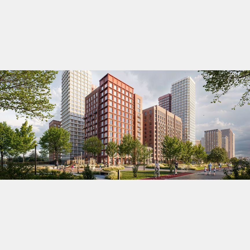 2-к. квартира, 61,7 м², 19/25 эт.