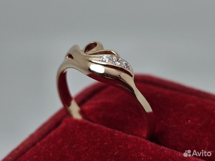 Кольцо Золотое 585* 1,78 гр. 16,25 р. Шир. 6 мм