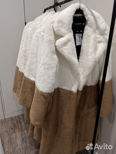 Шуба пальто из эко меха