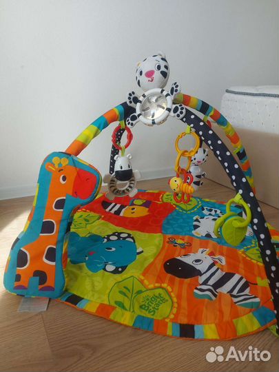 Развивающий коврик bright starts