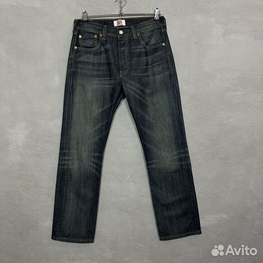 Джинсы Levis 501 Straight Leg Button Fly Оригинал