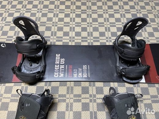 Сноуборд комплект Head - 159 - L + Salomon - 44
