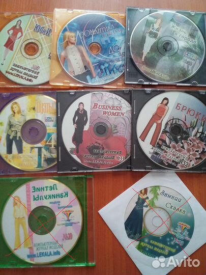 Выкройки с инструкцией на CD дисках