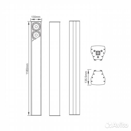 Кронштейн RFIntell L-HB3I WH