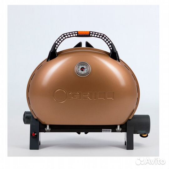 Газовый гриль O-grill 500mт bicolor black-gold + адаптер А