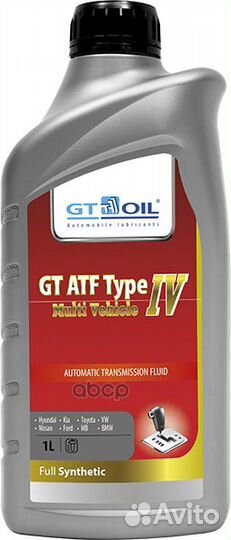 Высокоэффективная трансмиссионная жидкость GT ATF