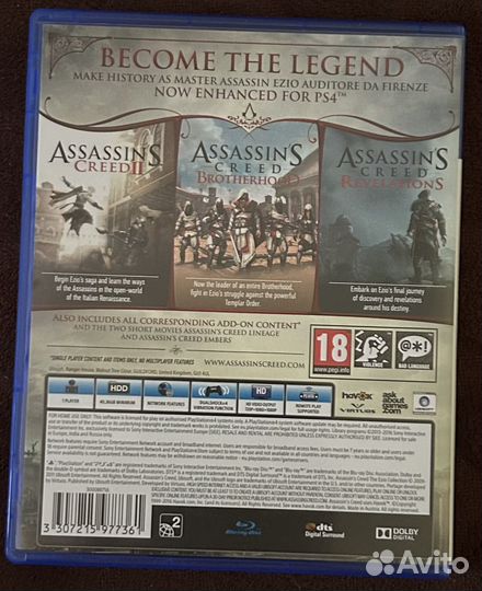 Assassins creed the ezio collection ps4