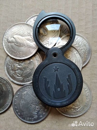 Лупа складная карманная х 4 увеличением