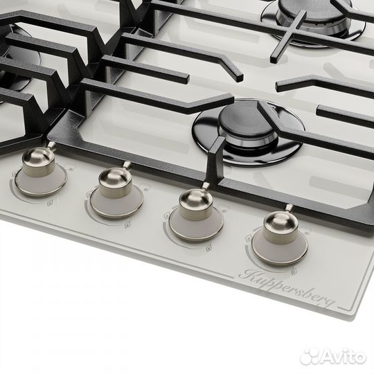 Варочная панель газовая kuppersberg FG 601 W Silv