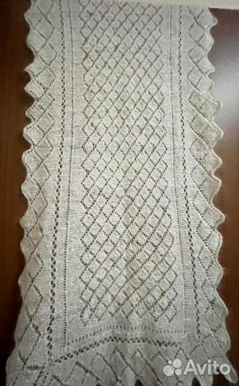 Шарф из натурального козьего пуха ручной работы