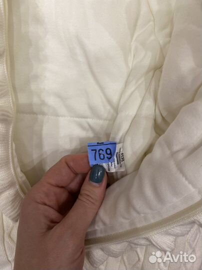 Конверт трикотажный утепленный на выписку