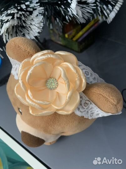 Повязка для волос с цветком 42-46