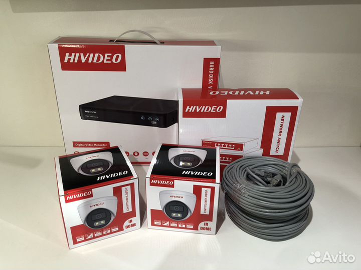 Система видеонаблюдени IP 4 мп со звуком