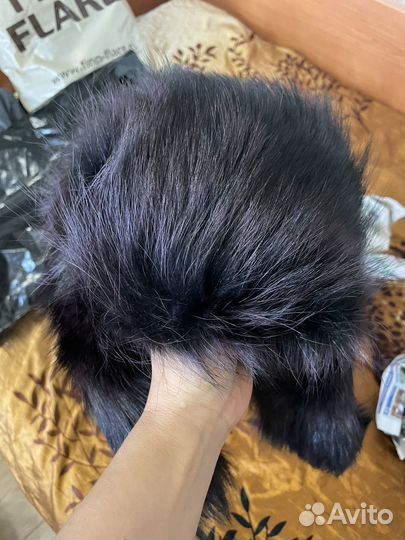 Шапка ушанка натуральный мех