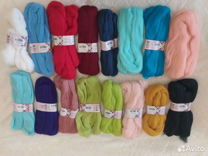 Шерсть для валяния меринос