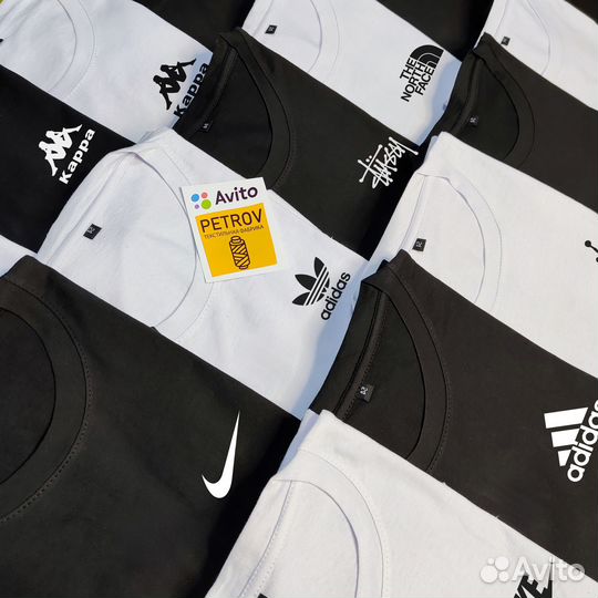 Футболки малый опт nike буквы черн 48