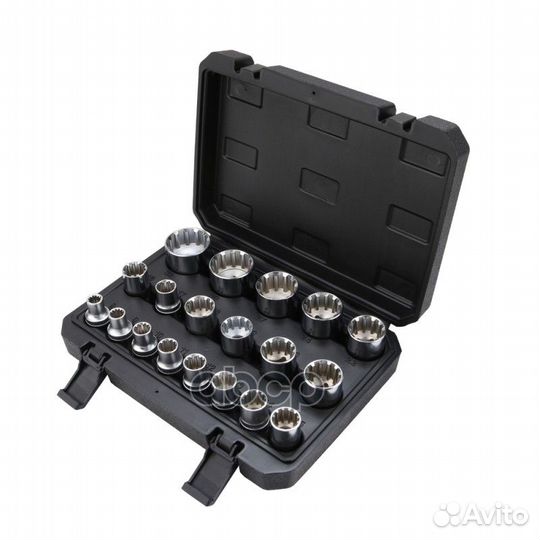 Набор головок 1/2 19 пр. Gear Lock arnezi R038