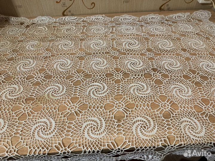 Скатерть, ручная работа, 1960-е годы СССР