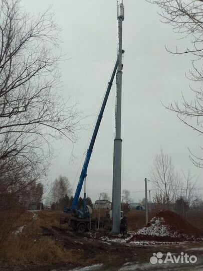 Аренда и услуги автокрана, 70 т, 41 м, с гуськом 17 м