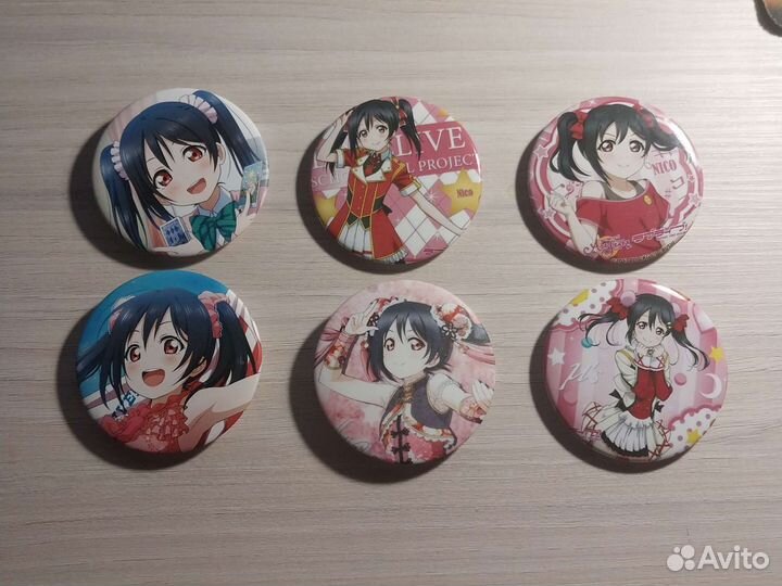 Значки с Нико Ядзавой (love live)
