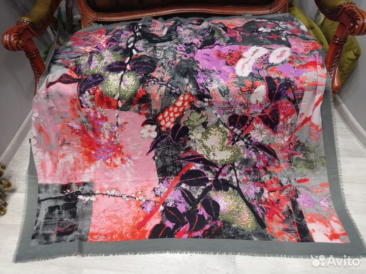 Платок теплый salvatore fefagamma 95cm италия