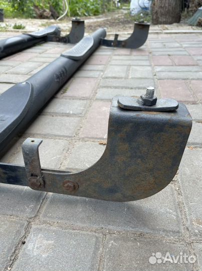 SsangYong Kyron - Защита порогов с проступями