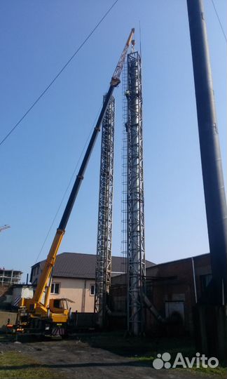 Аренда и услуги автокрана, 40 т, 35 м, с гуськом 9.5 м