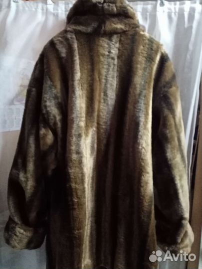 Шуба-куртка. Двухсторонняя. Размер 60-64
