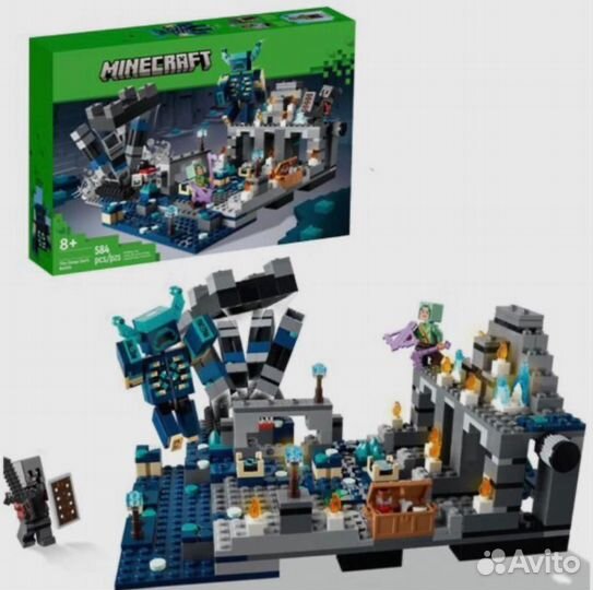 Minecraft Битва в глубинной тьме Аналог Lego