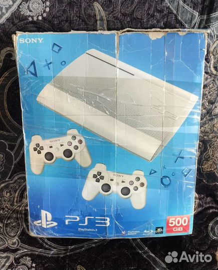 Sony PlayStation 3 Super Slim 500gb (Белого цвета)