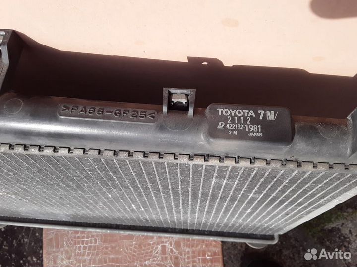 Радиатор toyota probox